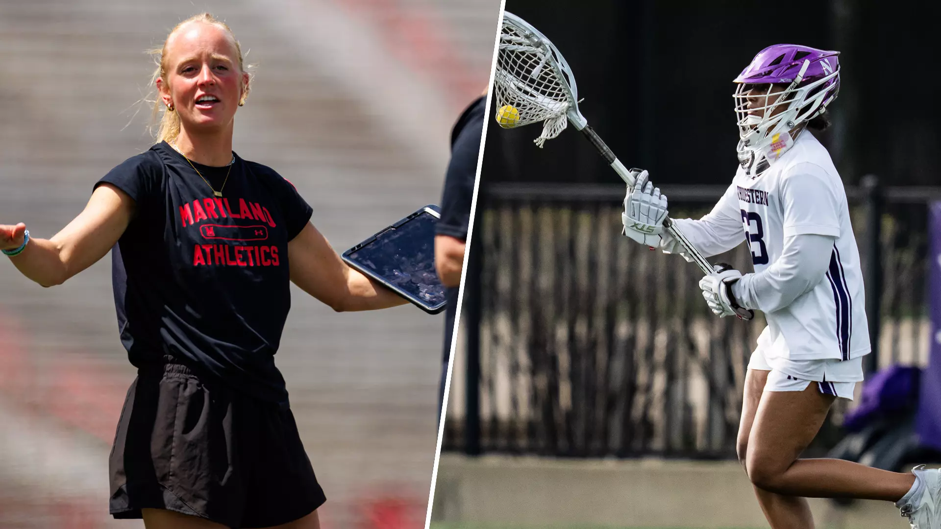 USC lacrosse assistant coaches Caroline Steele and Jenika Cuocco
