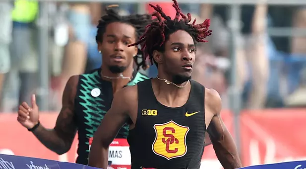 Garrett Kaalund wins 200m USATF title