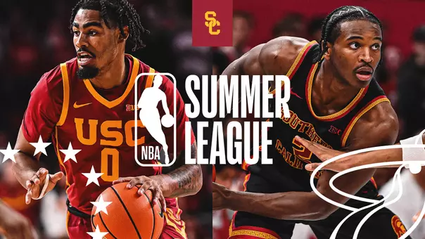 Saint Thomas and Ezra Ausar NBA Summer League graphic