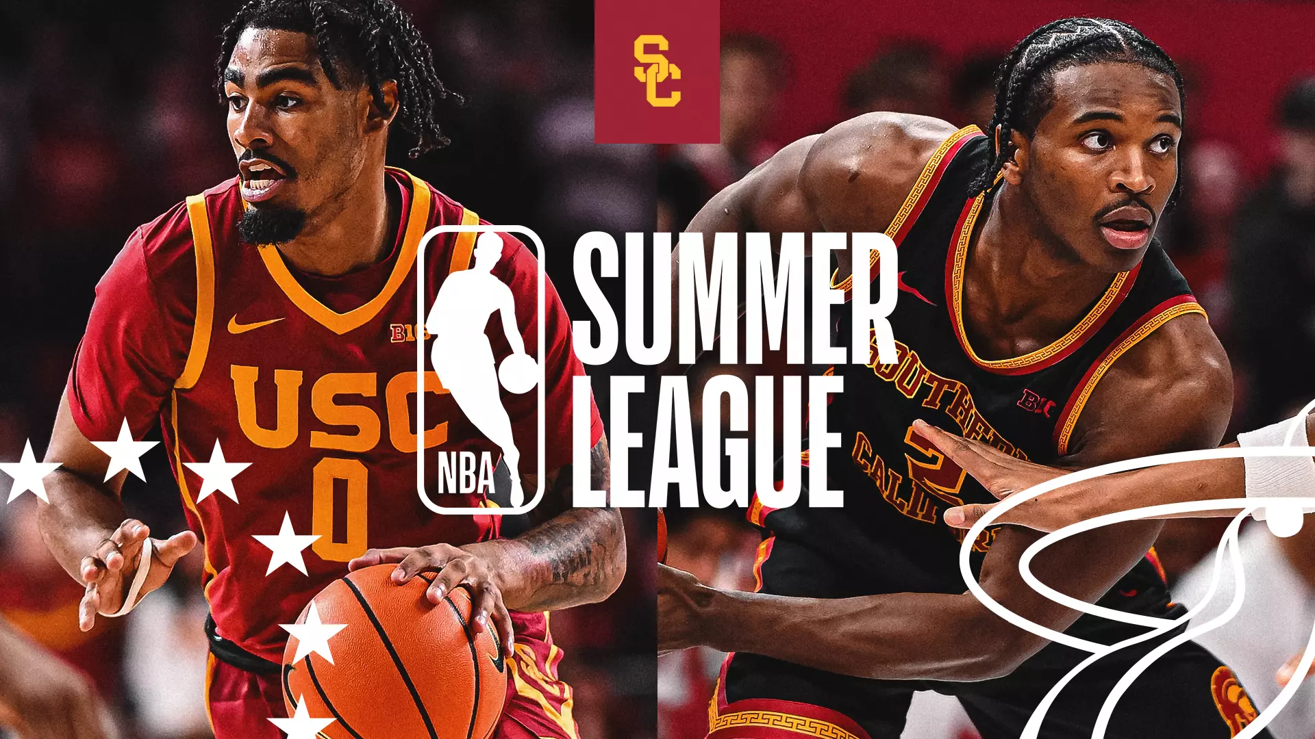 Saint Thomas and Ezra Ausar NBA Summer League graphic
