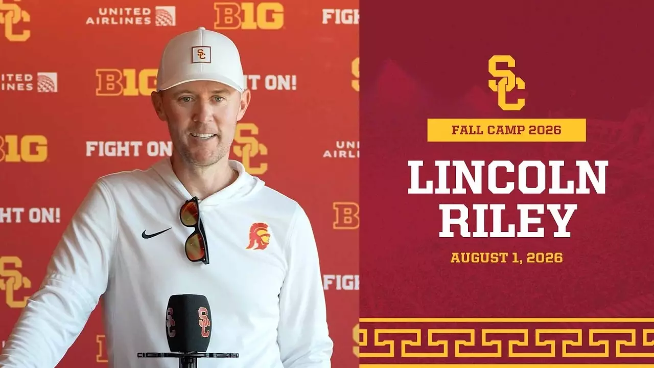 USC HC Lincoln Riley | Trojan Football Fall Camp 2026