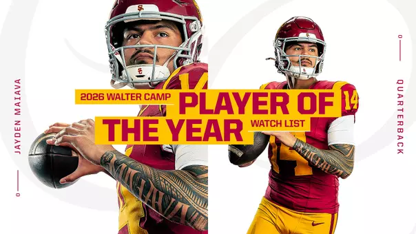 USC Quarterback Jayden Maiava Named to Walter Camp Player of the Year Award Preseason Watch List