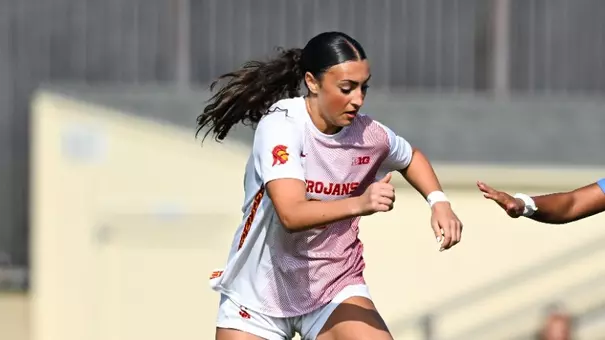 Edra Bello fights for the ball on the road against UCLA.