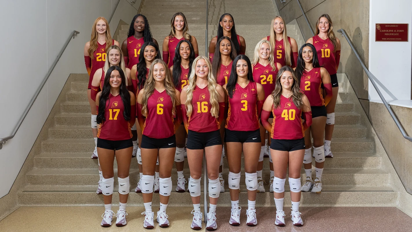 2026 USC Trojans Women's Volleyball Team Photo