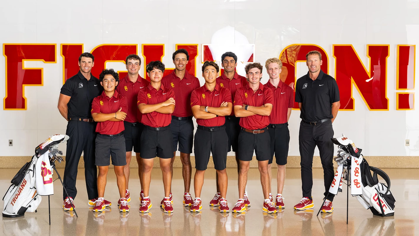 2026-27 USC Trojans Men's Golf Team Photo