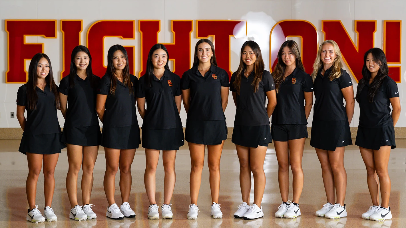2026-27 USC Trojans Women's Golf Team Photo