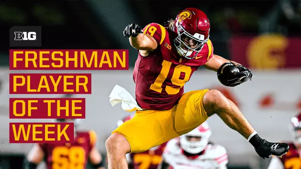 Mark Bowman Big Ten Freshman of the Week