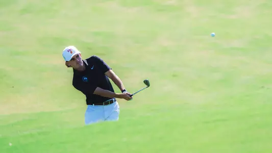 Jack Buchanan swings an Iron at the Vuori Invitational