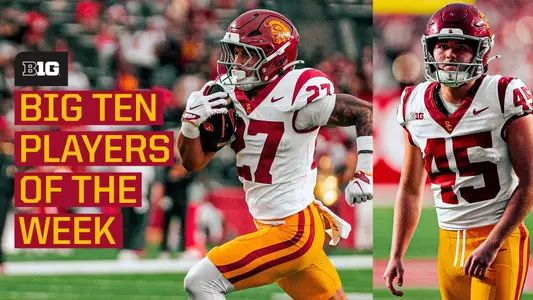 USC Kicker Caden Chittenden and Running Back Riley Wormley Earn Big Ten Weekly Honors