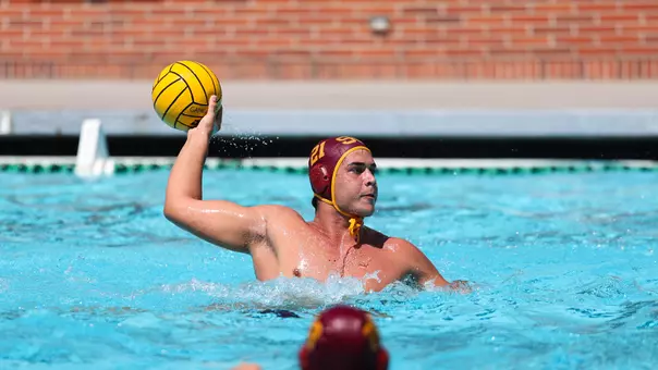 Marc Angelescu passing the ball