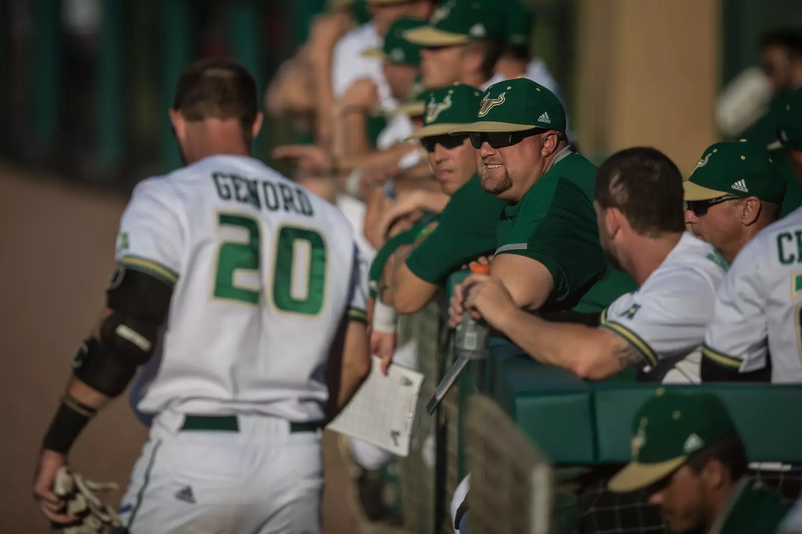 South Florida Bulls during a game against the Memphis Tigers on Sunday April 28, 2019 at the USF Softball Stadium in Tampa, Florida.