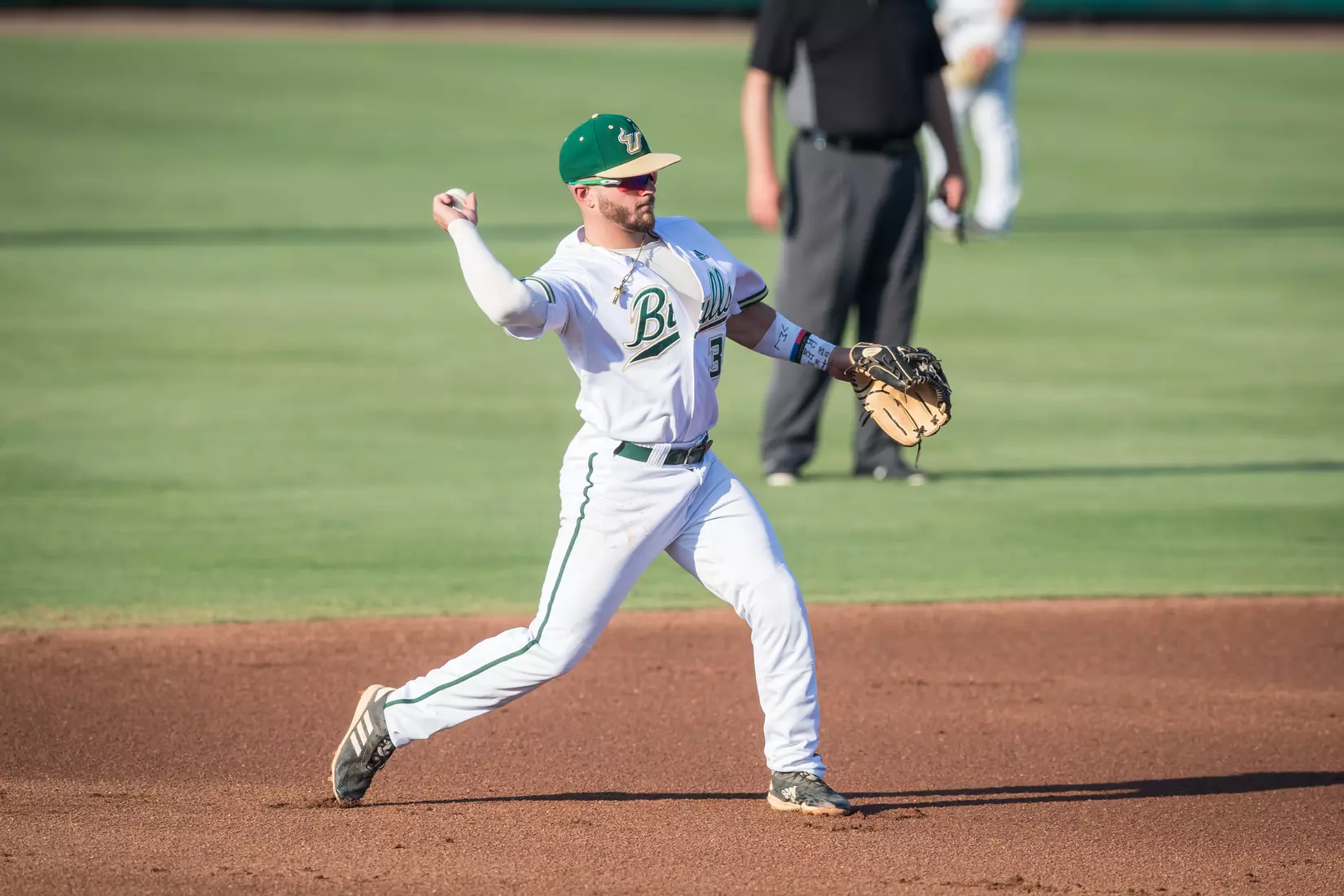 South Florida Bulls during a game against the Memphis Tigers on Sunday April 28, 2019 at the USF Softball Stadium in Tampa, Florida.