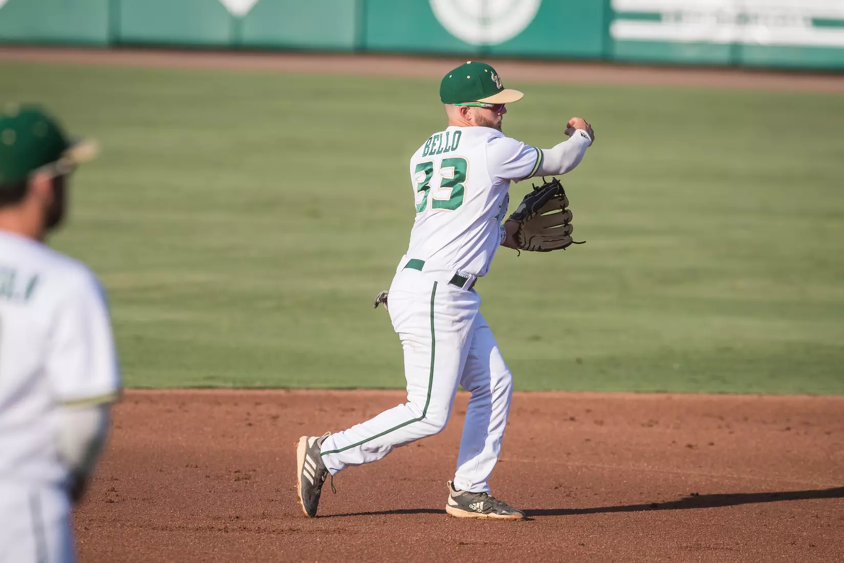 South Florida Bulls during a game against the Memphis Tigers on Sunday April 28, 2019 at the USF Softball Stadium in Tampa, Florida.