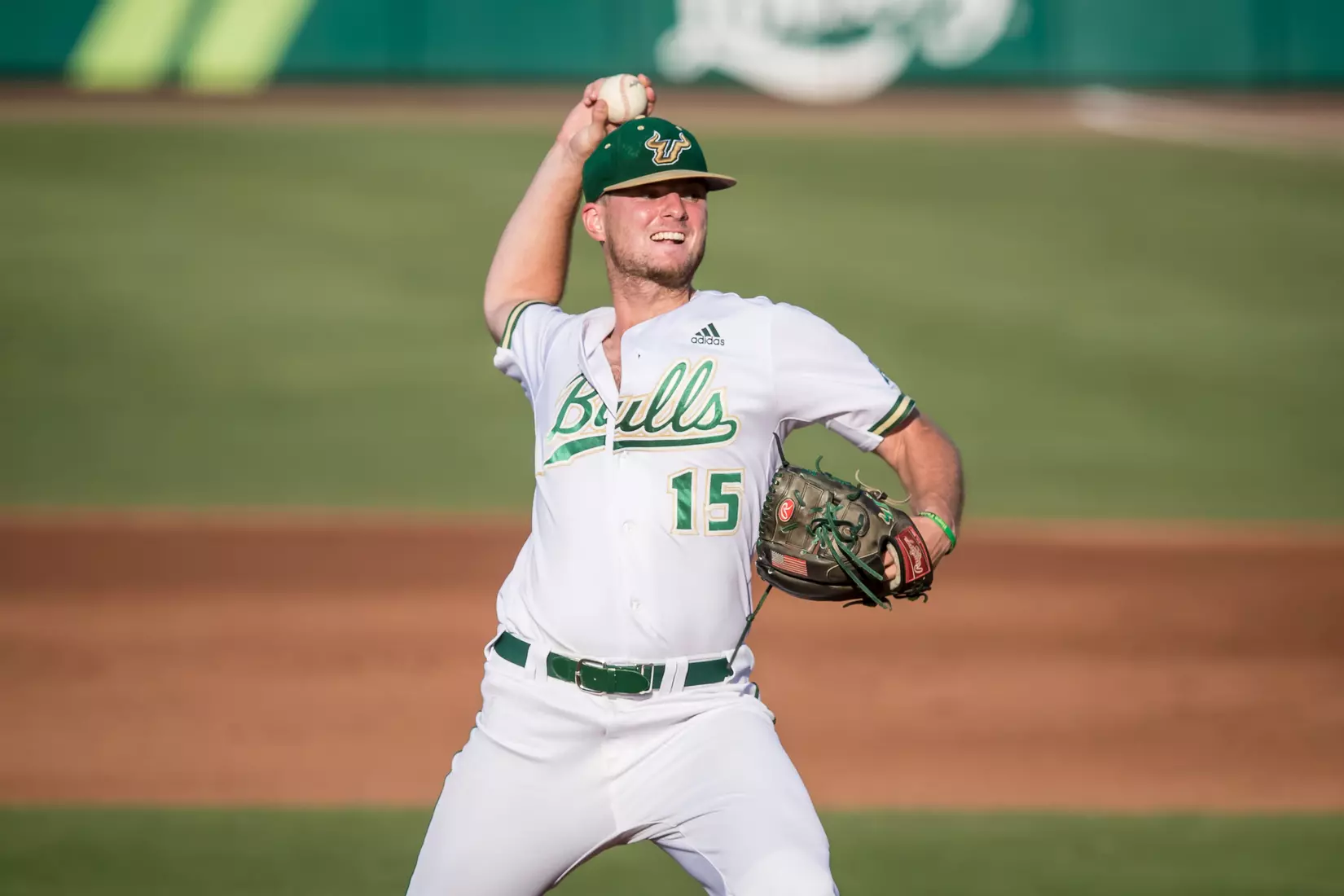 South Florida Bulls during a game against the Memphis Tigers on Sunday April 28, 2019 at the USF Softball Stadium in Tampa, Florida.