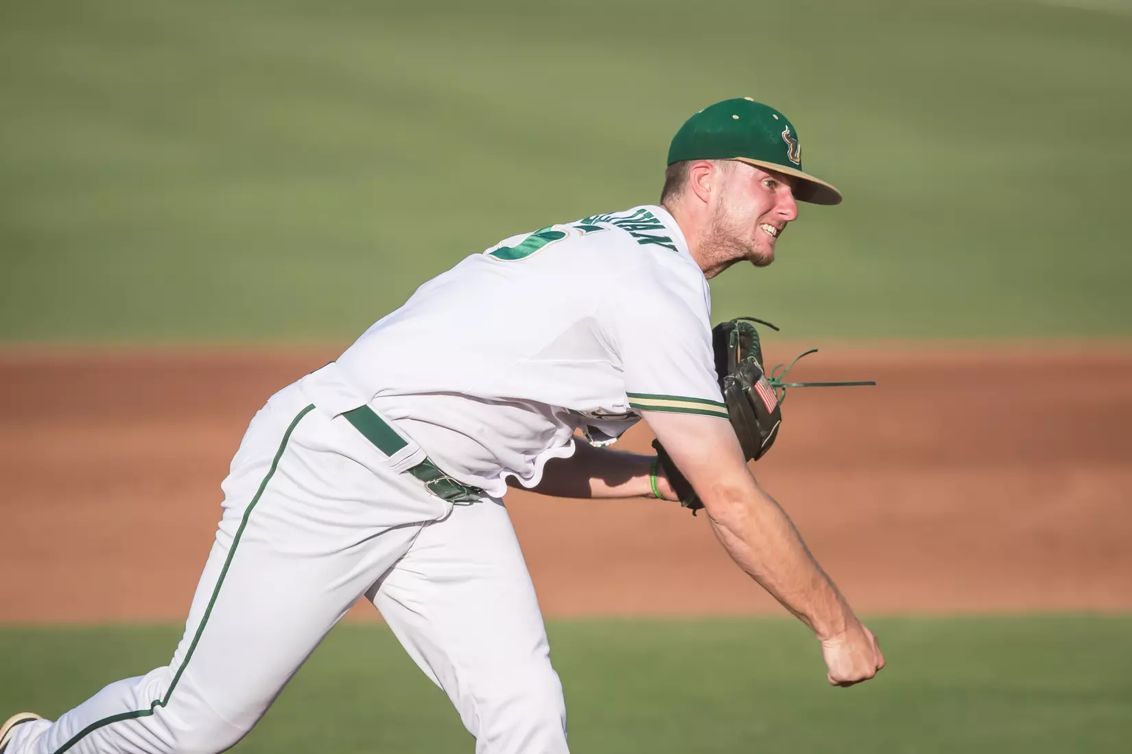 South Florida Bulls during a game against the Memphis Tigers on Sunday April 28, 2019 at the USF Softball Stadium in Tampa, Florida.