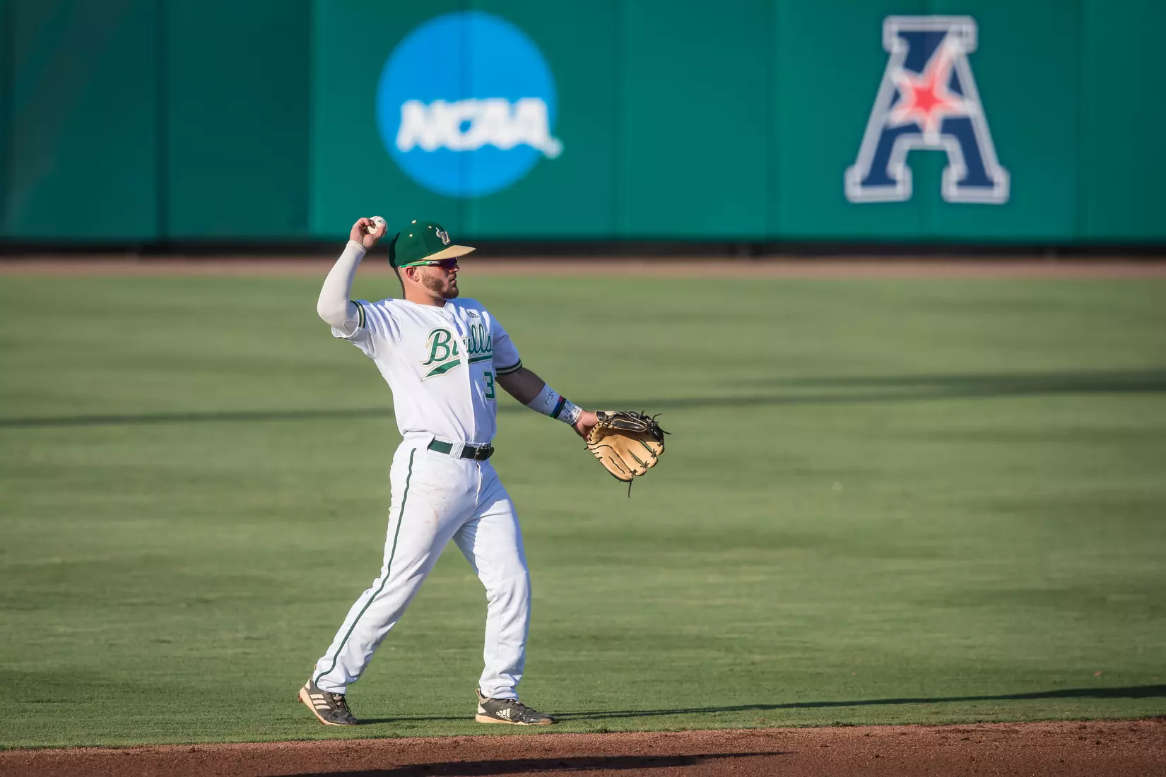 South Florida Bulls during a game against the Memphis Tigers on Sunday April 28, 2019 at the USF Softball Stadium in Tampa, Florida.