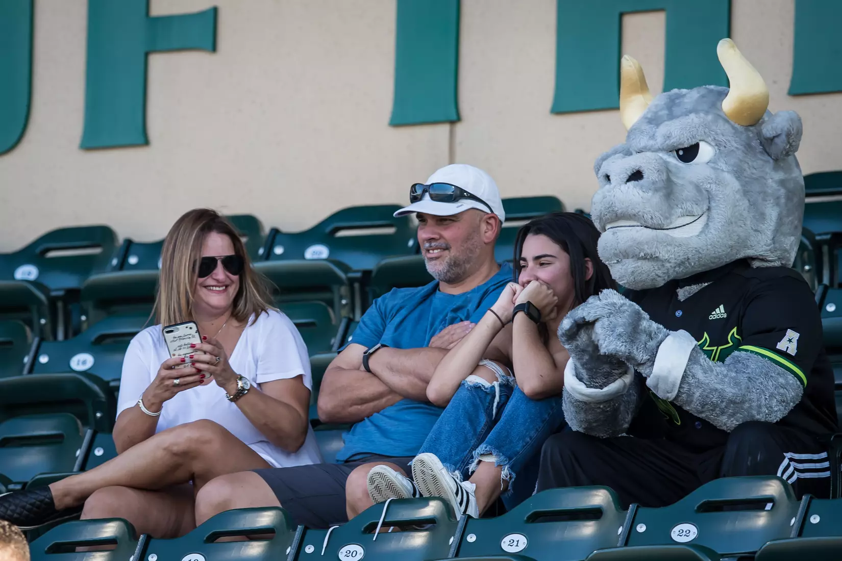 South Florida Bulls during a game against the Memphis Tigers on Sunday April 28, 2019 at the USF Softball Stadium in Tampa, Florida.