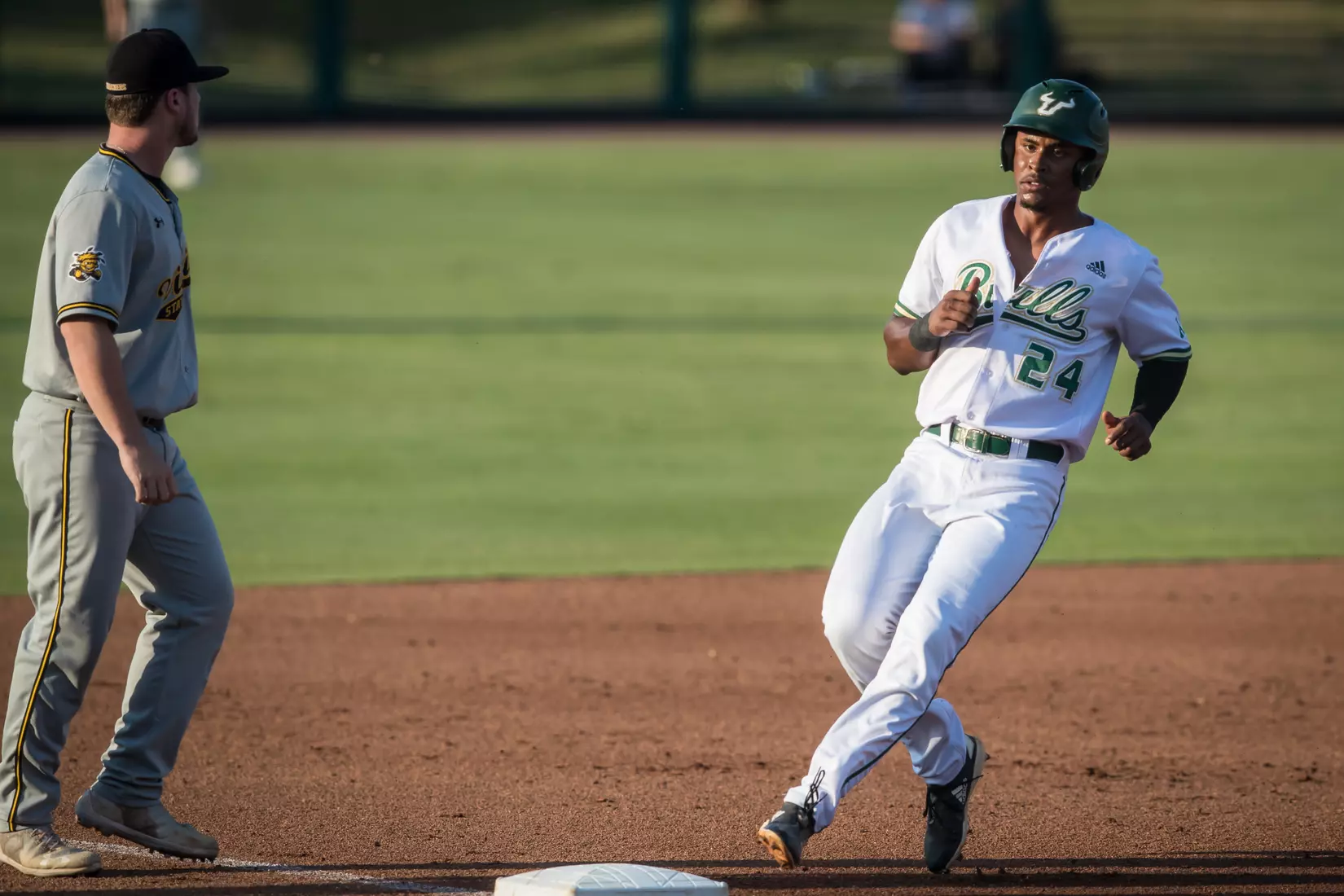 South Florida Bulls during a game against the Memphis Tigers on Sunday April 28, 2019 at the USF Softball Stadium in Tampa, Florida.