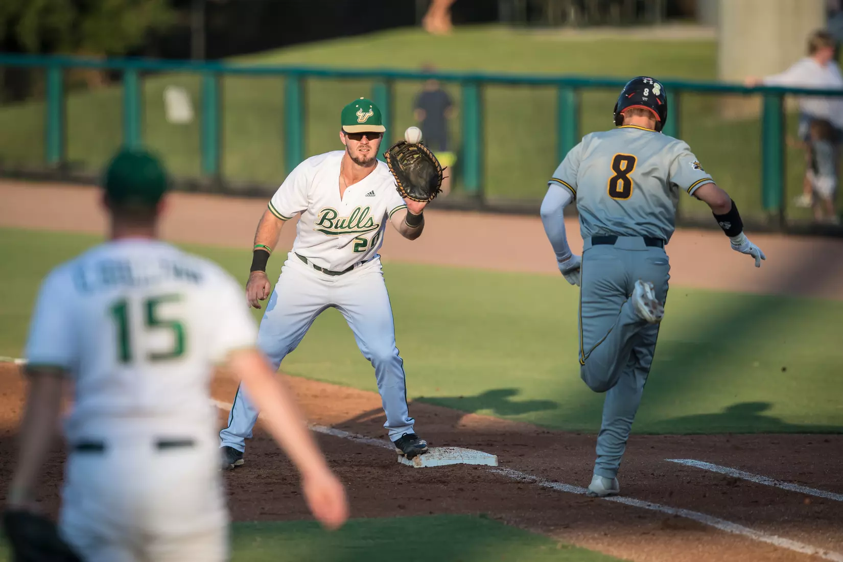 South Florida Bulls during a game against the Memphis Tigers on Sunday April 28, 2019 at the USF Softball Stadium in Tampa, Florida.
