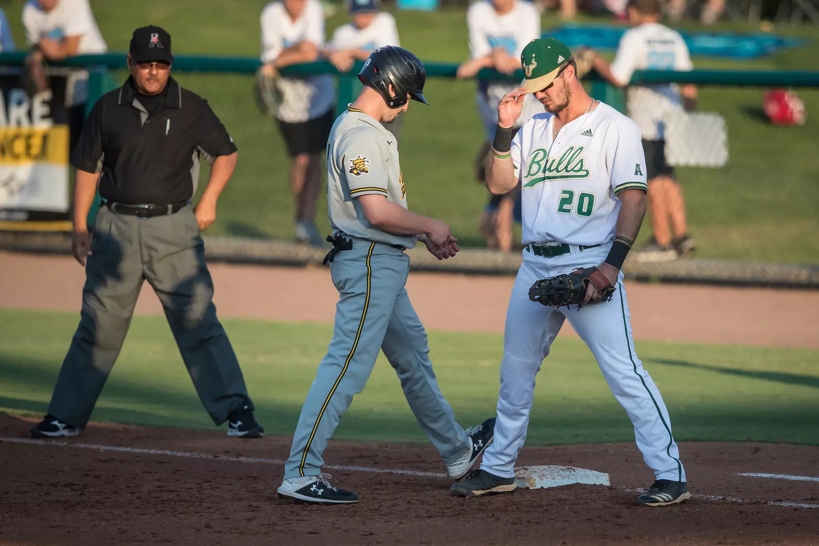South Florida Bulls during a game against the Memphis Tigers on Sunday April 28, 2019 at the USF Softball Stadium in Tampa, Florida.