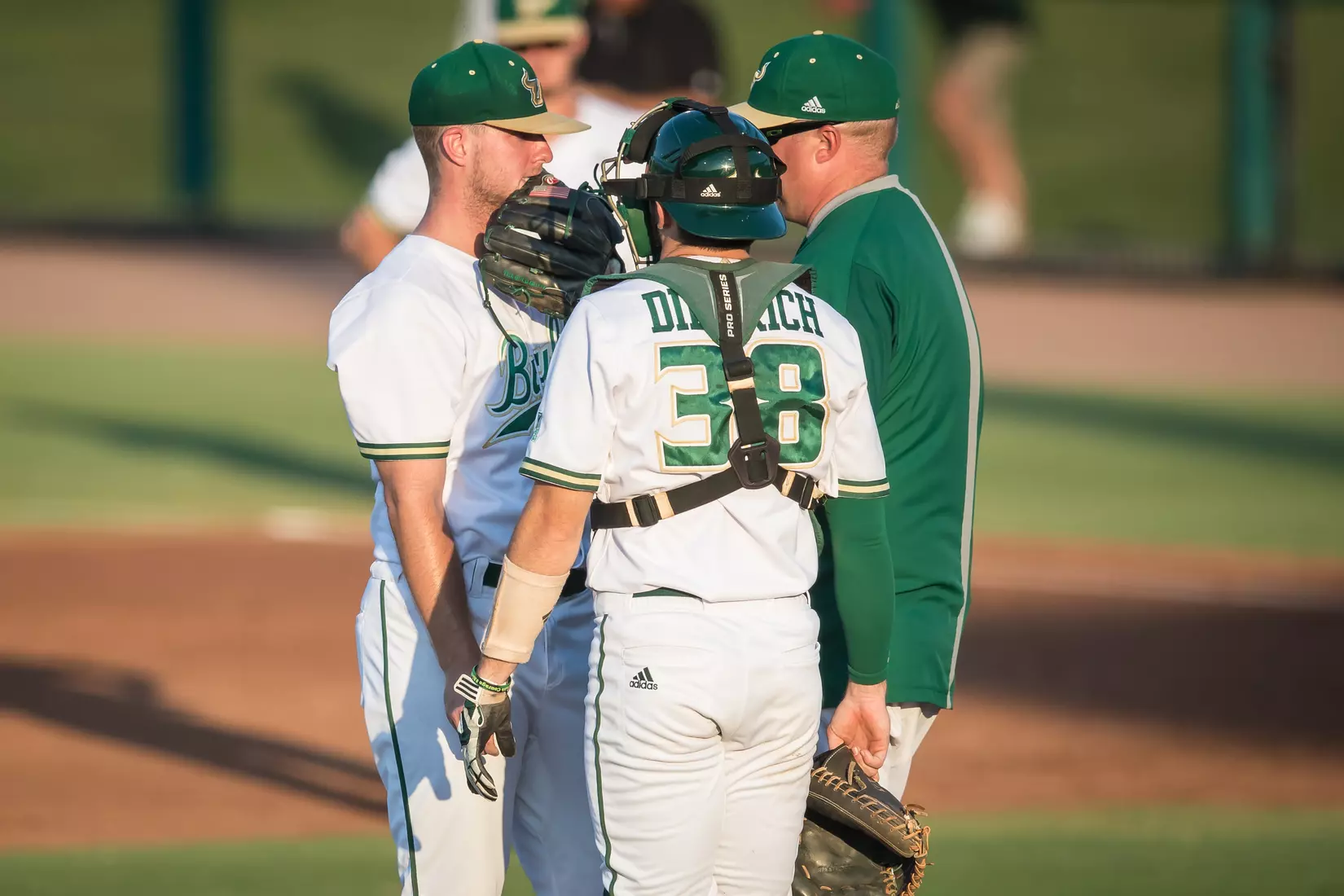 South Florida Bulls during a game against the Memphis Tigers on Sunday April 28, 2019 at the USF Softball Stadium in Tampa, Florida.