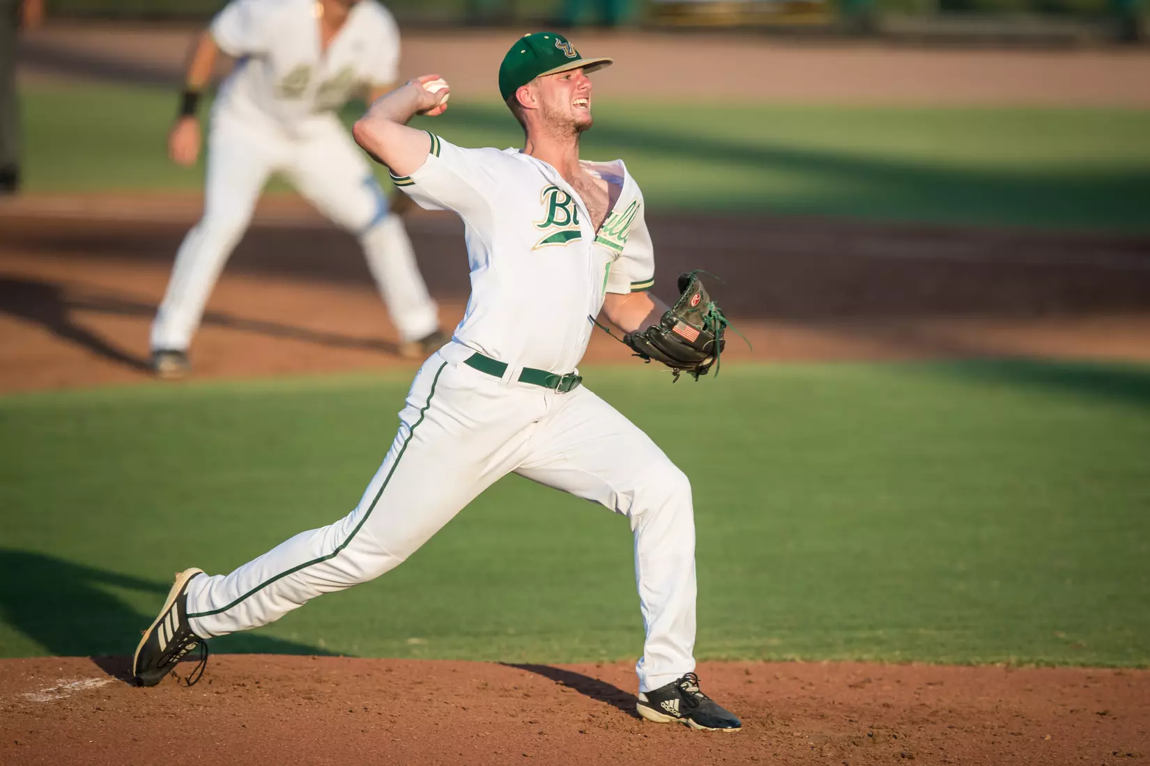 South Florida Bulls during a game against the Memphis Tigers on Sunday April 28, 2019 at the USF Softball Stadium in Tampa, Florida.