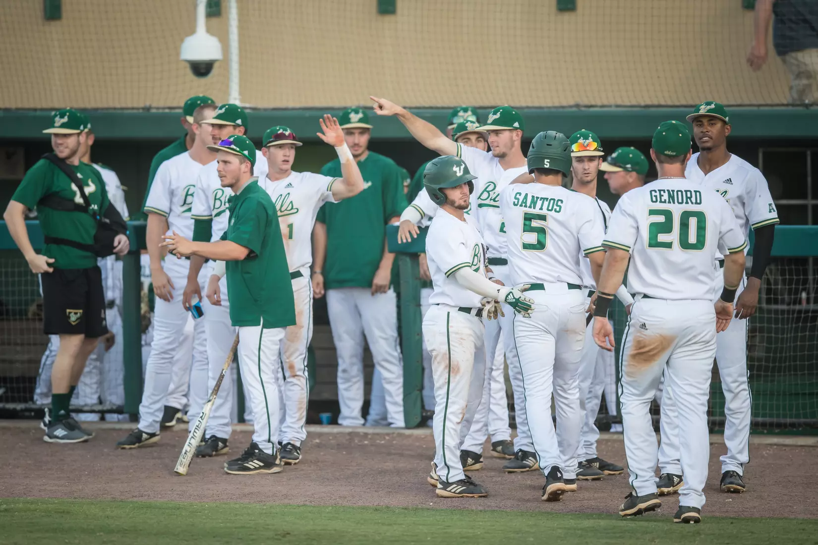 South Florida Bulls during a game against the Memphis Tigers on Sunday April 28, 2019 at the USF Softball Stadium in Tampa, Florida.