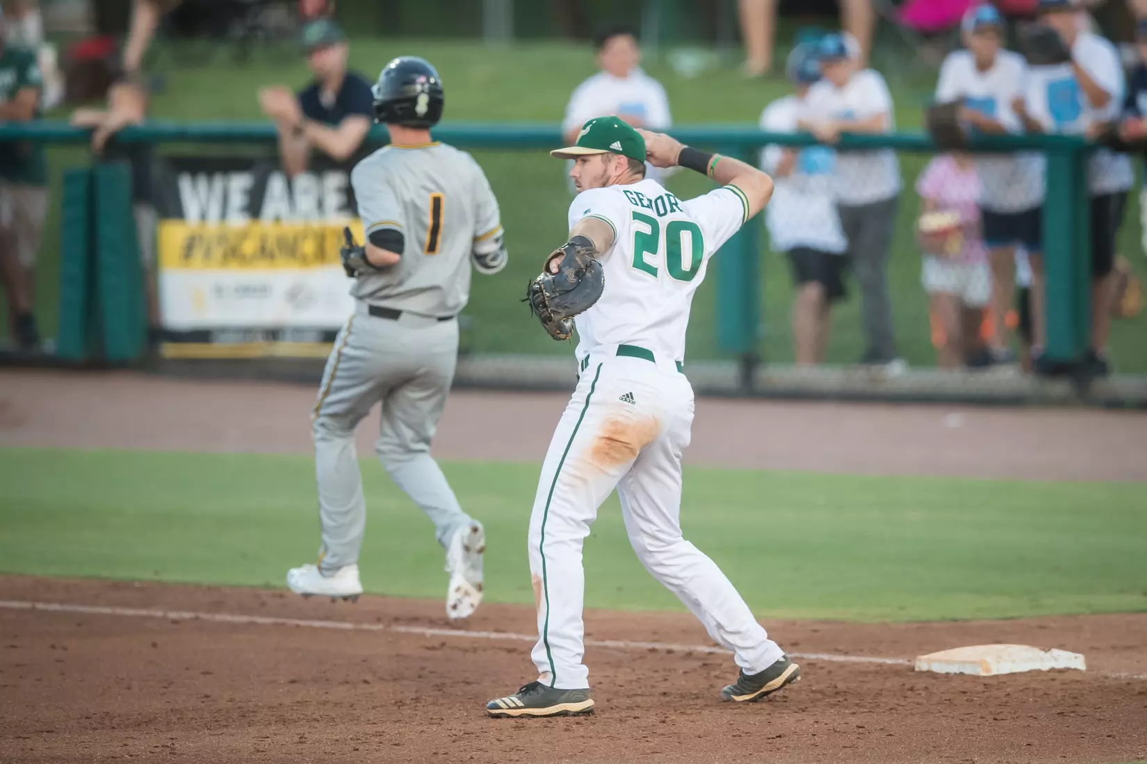South Florida Bulls during a game against the Memphis Tigers on Sunday April 28, 2019 at the USF Softball Stadium in Tampa, Florida.