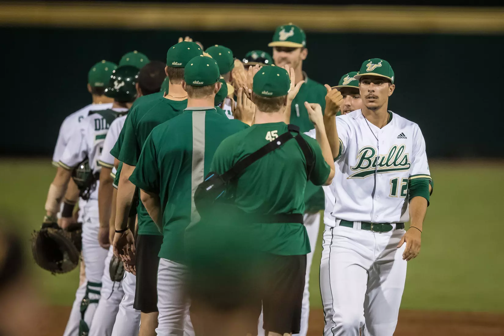 South Florida Bulls during a game against the Memphis Tigers on Sunday April 28, 2019 at the USF Softball Stadium in Tampa, Florida.