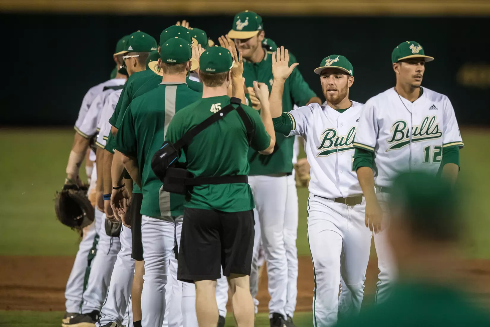South Florida Bulls during a game against the Memphis Tigers on Sunday April 28, 2019 at the USF Softball Stadium in Tampa, Florida.