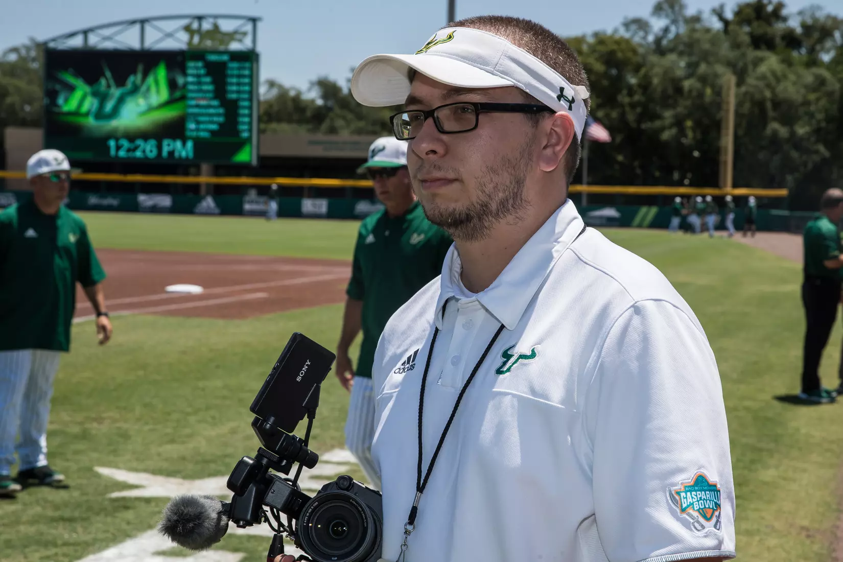 South Florida Bulls during a game against the Wichita State Shockers on Saturday May 18, 2019 at the USF Softball Stadium in Tampa, Florida.