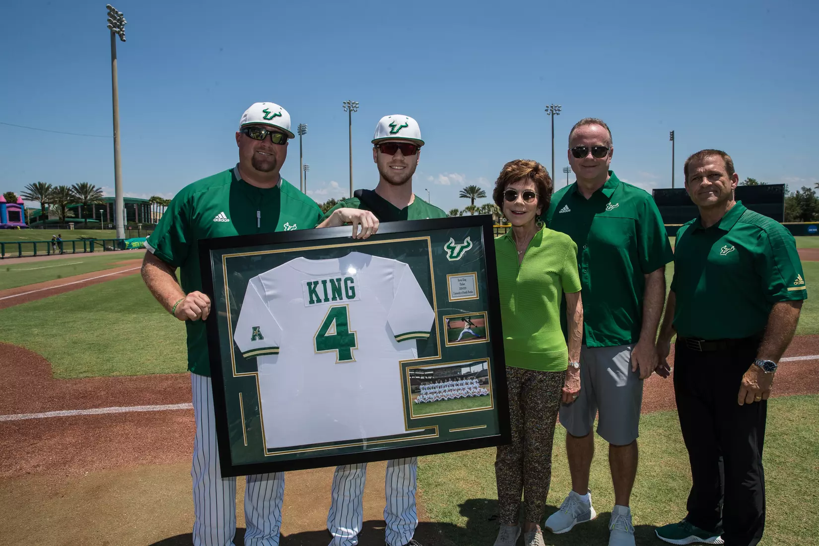 South Florida Bulls during a game against the Wichita State Shockers on Saturday May 18, 2019 at the USF Softball Stadium in Tampa, Florida.