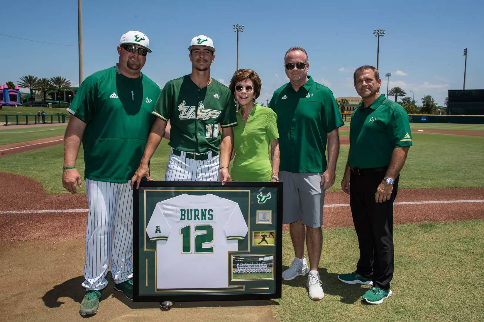 South Florida Bulls during a game against the Wichita State Shockers on Saturday May 18, 2019 at the USF Softball Stadium in Tampa, Florida.
