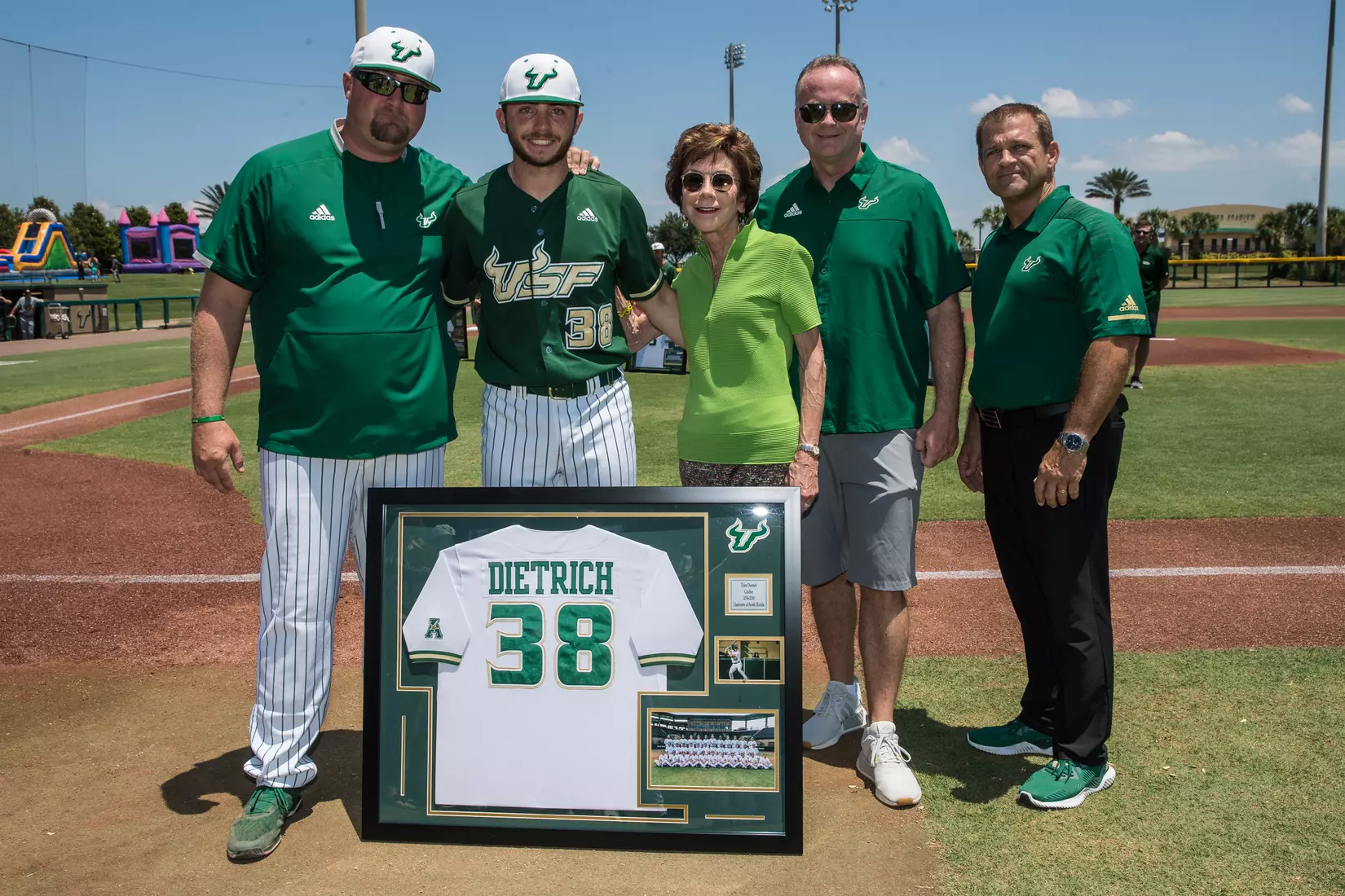 South Florida Bulls during a game against the Wichita State Shockers on Saturday May 18, 2019 at the USF Softball Stadium in Tampa, Florida.