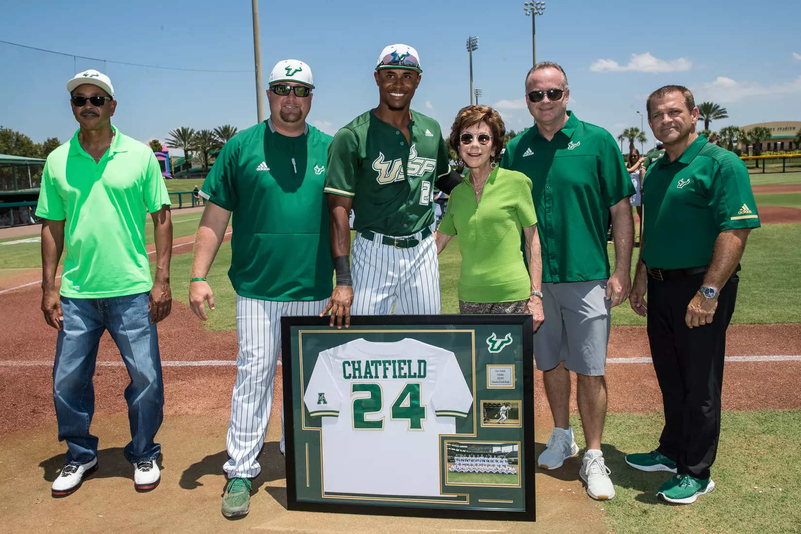 South Florida Bulls during a game against the Wichita State Shockers on Saturday May 18, 2019 at the USF Softball Stadium in Tampa, Florida.
