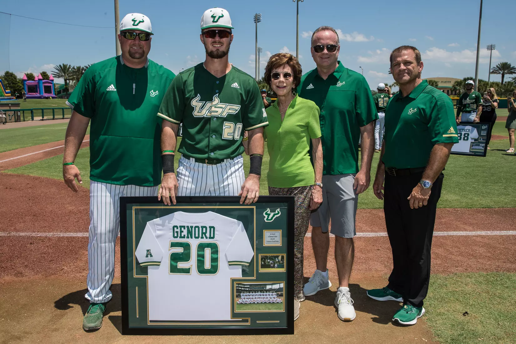 South Florida Bulls during a game against the Wichita State Shockers on Saturday May 18, 2019 at the USF Softball Stadium in Tampa, Florida.