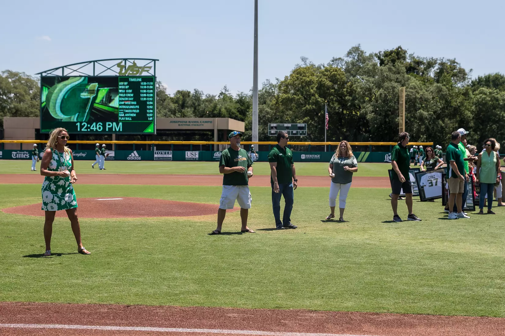South Florida Bulls during a game against the Wichita State Shockers on Saturday May 18, 2019 at the USF Softball Stadium in Tampa, Florida.