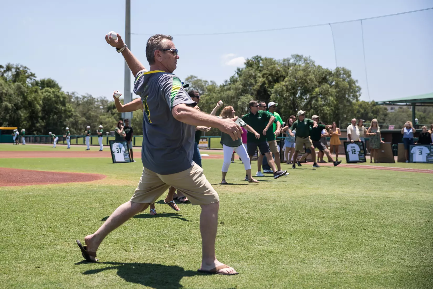 South Florida Bulls during a game against the Wichita State Shockers on Saturday May 18, 2019 at the USF Softball Stadium in Tampa, Florida.