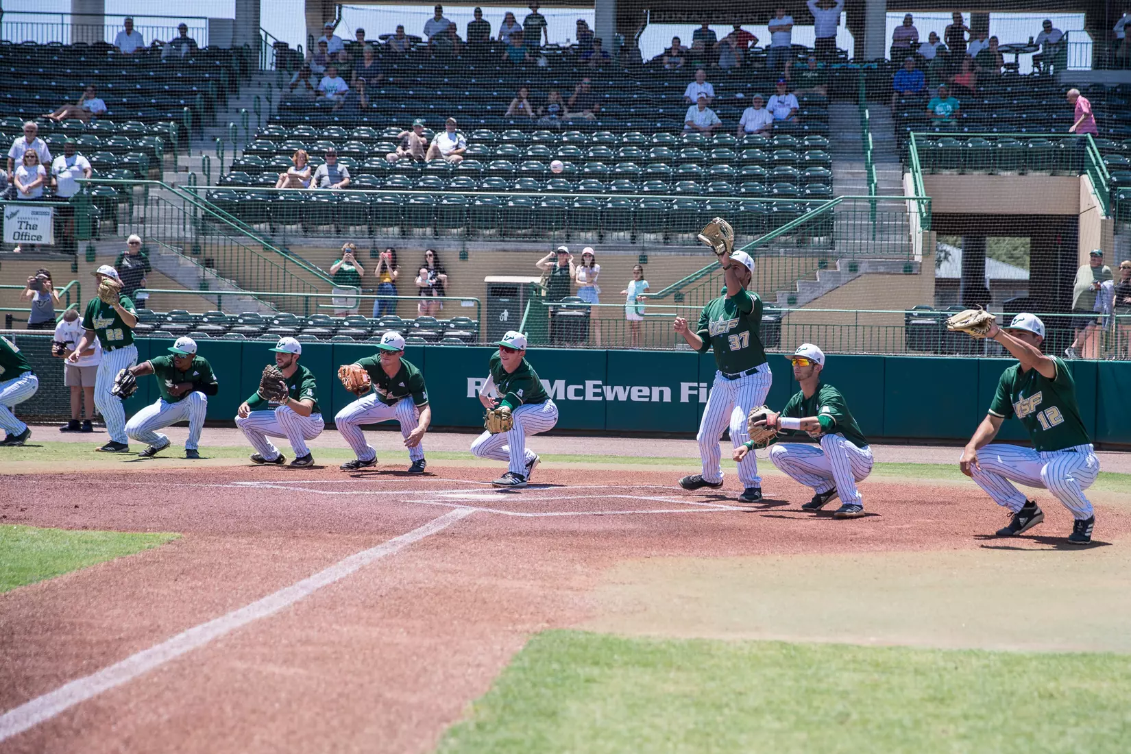 South Florida Bulls during a game against the Wichita State Shockers on Saturday May 18, 2019 at the USF Softball Stadium in Tampa, Florida.