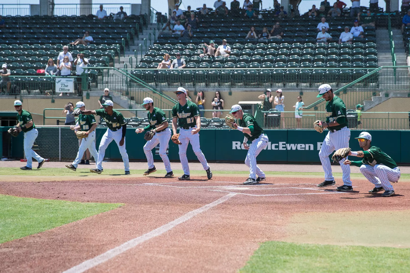 South Florida Bulls during a game against the Wichita State Shockers on Saturday May 18, 2019 at the USF Softball Stadium in Tampa, Florida.