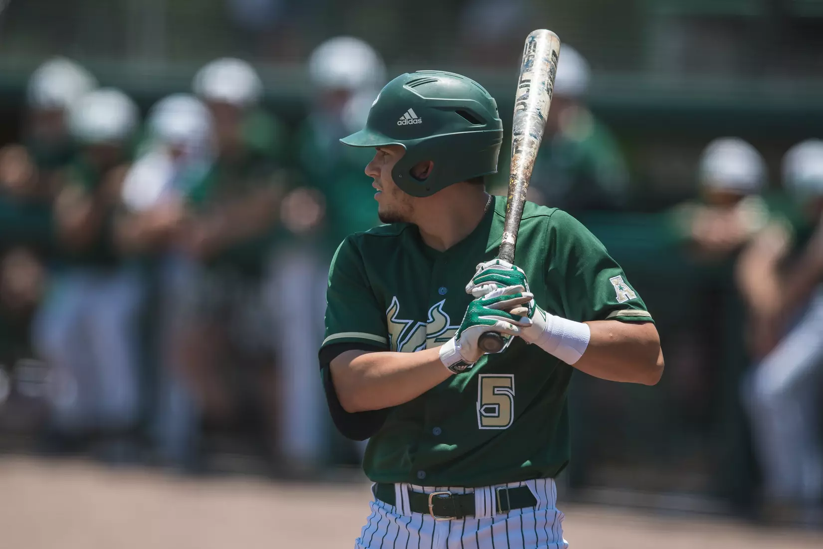 South Florida Bulls during a game against the Wichita State Shockers on Saturday May 18, 2019 at the USF Softball Stadium in Tampa, Florida.
