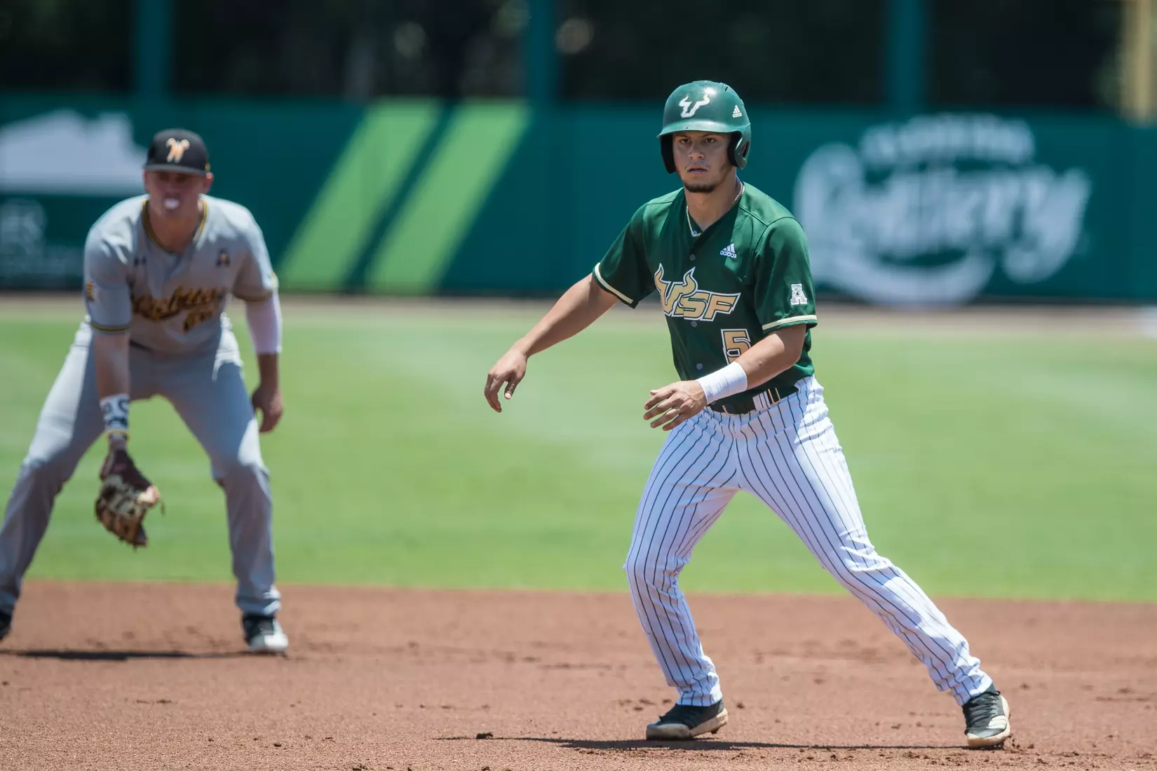 South Florida Bulls during a game against the Wichita State Shockers on Saturday May 18, 2019 at the USF Softball Stadium in Tampa, Florida.