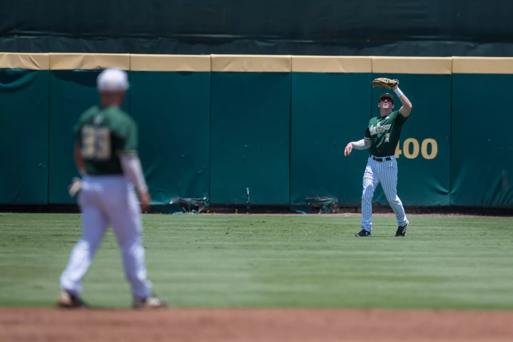 South Florida Bulls during a game against the Wichita State Shockers on Saturday May 18, 2019 at the USF Softball Stadium in Tampa, Florida.