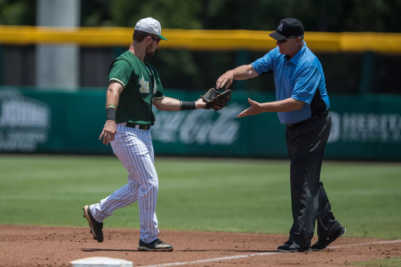 South Florida Bulls during a game against the Wichita State Shockers on Saturday May 18, 2019 at the USF Softball Stadium in Tampa, Florida.