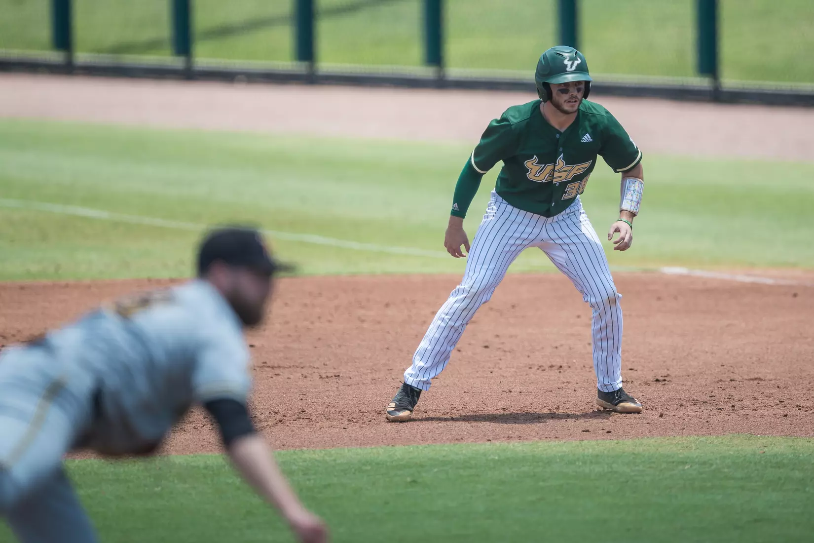 South Florida Bulls during a game against the Wichita State Shockers on Saturday May 18, 2019 at the USF Softball Stadium in Tampa, Florida.