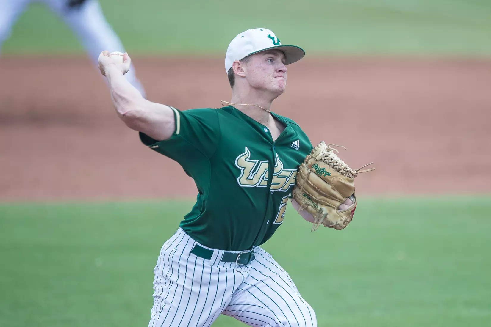 South Florida Bulls during a game against the Wichita State Shockers on Saturday May 18, 2019 at the USF Softball Stadium in Tampa, Florida.