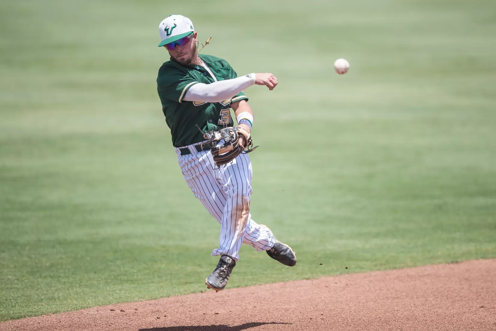 South Florida Bulls during a game against the Wichita State Shockers on Saturday May 18, 2019 at the USF Softball Stadium in Tampa, Florida.