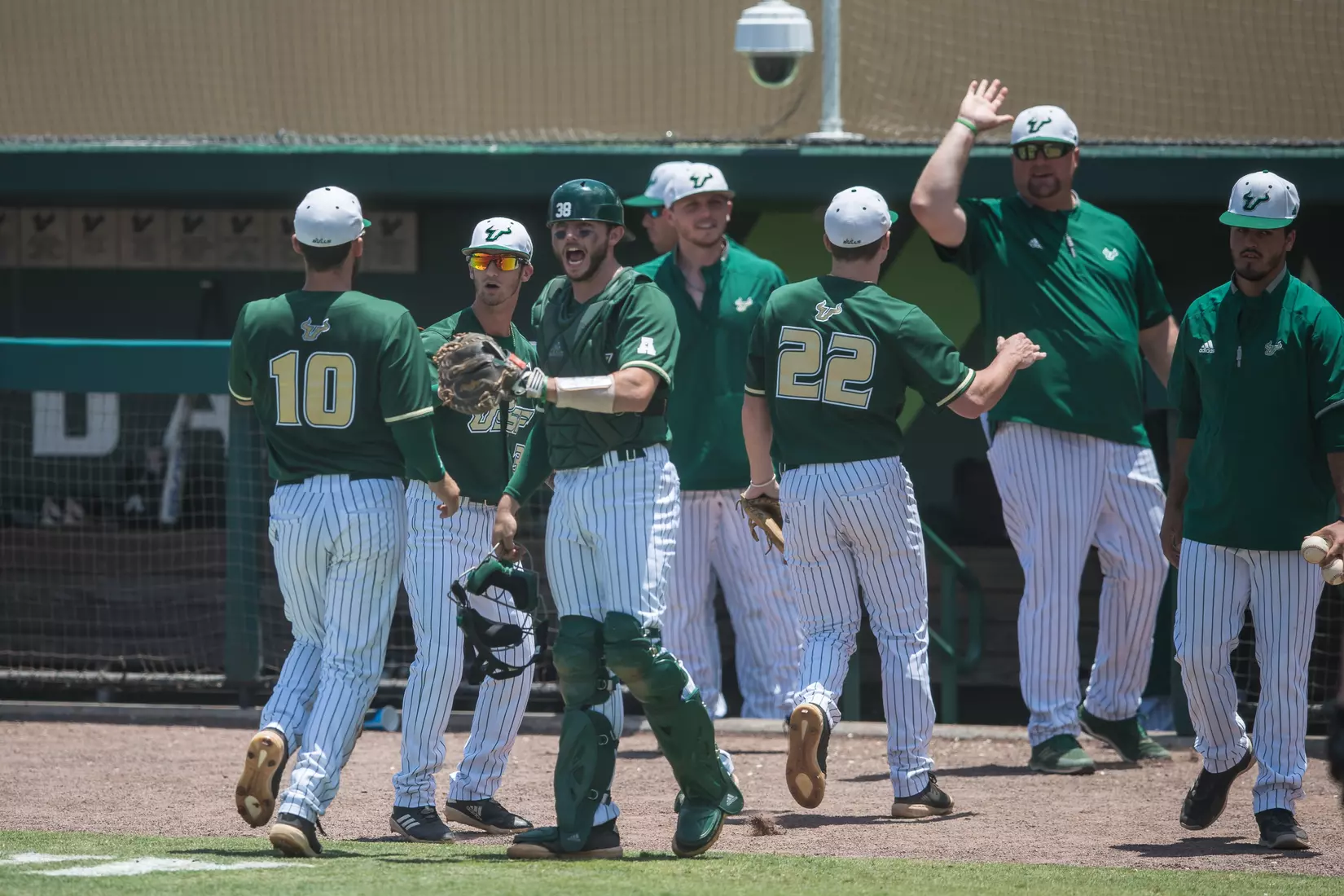 South Florida Bulls during a game against the Wichita State Shockers on Saturday May 18, 2019 at the USF Softball Stadium in Tampa, Florida.