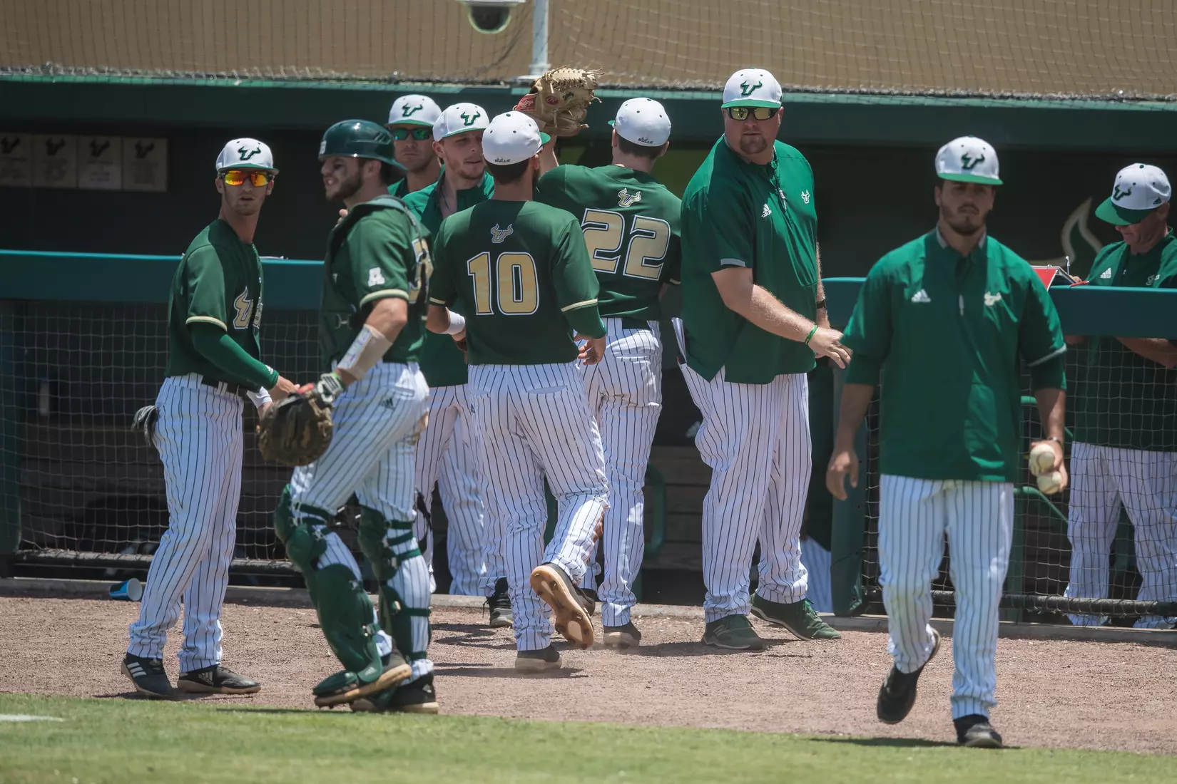 South Florida Bulls during a game against the Wichita State Shockers on Saturday May 18, 2019 at the USF Softball Stadium in Tampa, Florida.