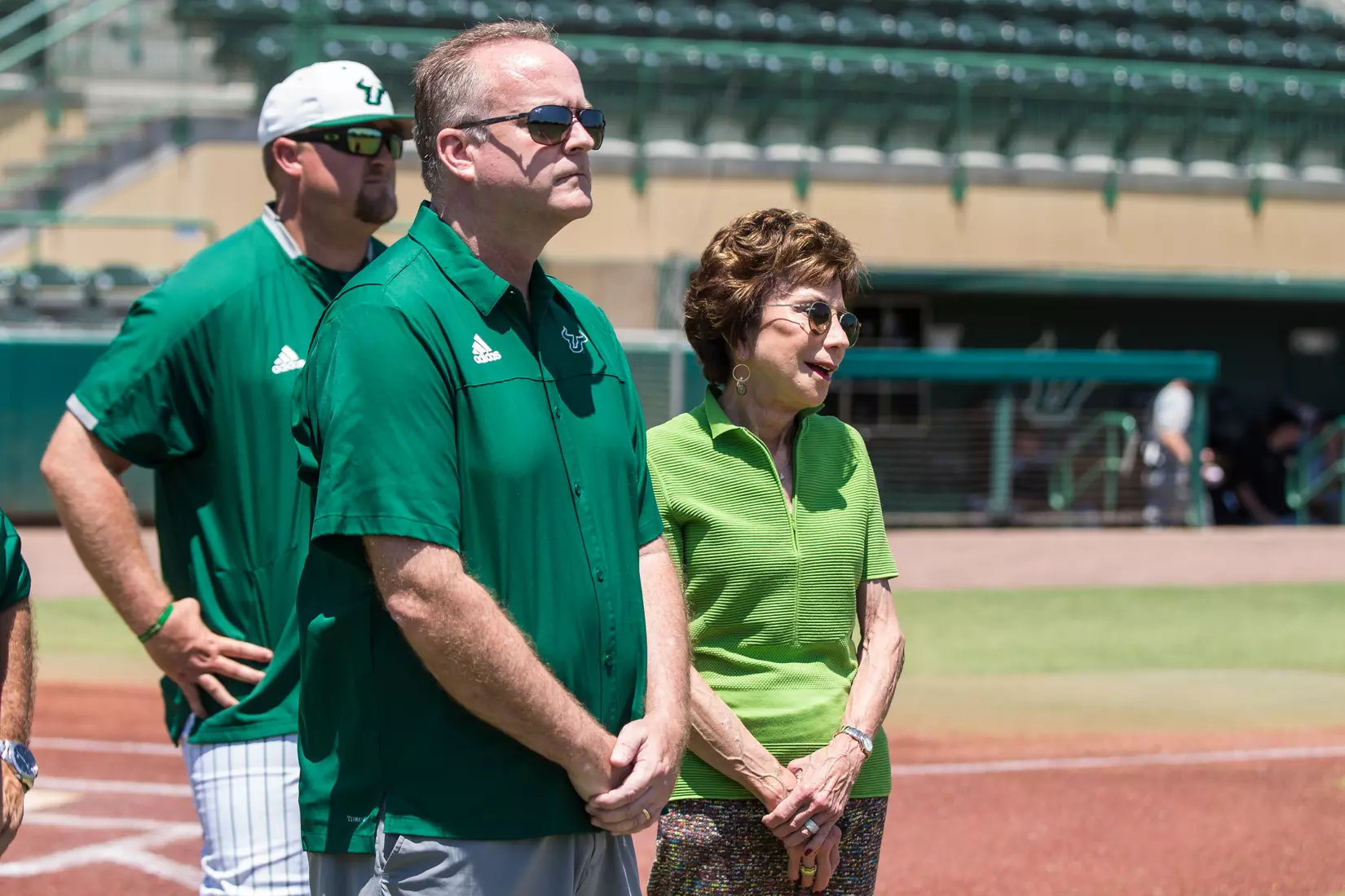 South Florida Bulls during a game against the Wichita State Shockers on Saturday May 18, 2019 at the USF Softball Stadium in Tampa, Florida.
